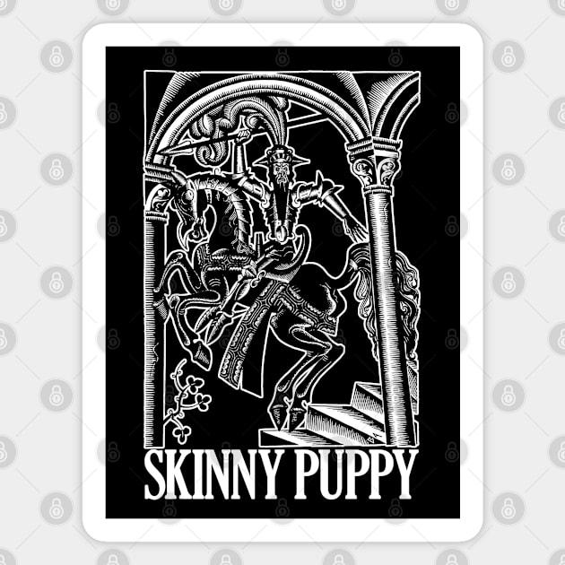 Skinny Puppy †† Retro Styled Original Fan Art Magnet by CultOfRomance